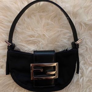 Fendi mini croissant baguette bag